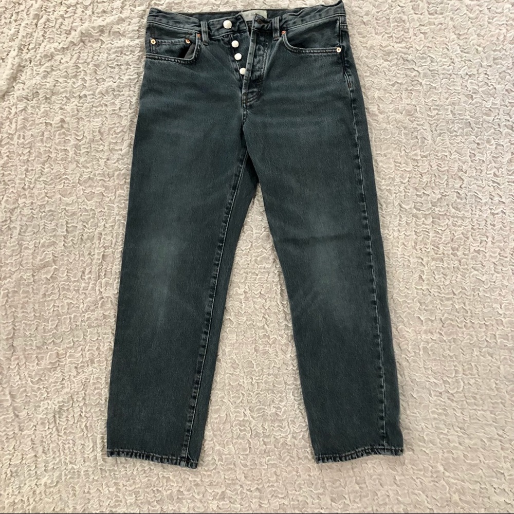 We the Free button-fly boyfriend jeans!